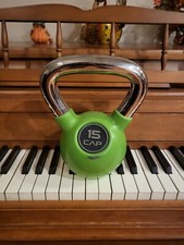 CAP 15 lb Kettlebell Weights Lifting Exercise Workout