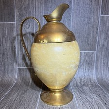 Goat Skin Pitcher Aldo Tura Antique Brass View Photos
