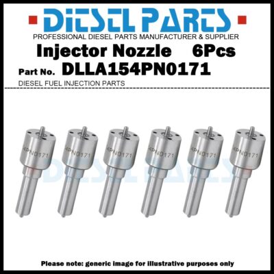 6x Fuel Injector Nozzle 105017-0171 DLLA154PN0171 for ISUZU 4BE1
