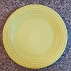 Vintage 1951-1959 Fiesta Chartreuse Dinner Plate 10 3/8"