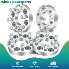 4PC 1" 6x4.5 6x114.3 Wheel Spacers 1/2"x20 71.5mm For Dodge Dakota Durango Viper