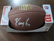 KENNY GOLLADAY SIGNED OFFICIAL WILSON NFL FOOTBALL DETROIT LIONS BECKETT COA