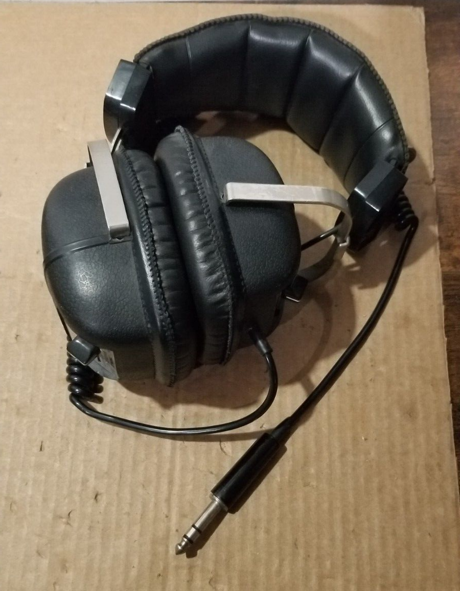 Mura SP-503 Vintage 70s Padded Dynamic Dual Stereo Mono Headphones