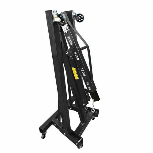 2 Ton Hydraulic Fold Engine Crane Hoist Lift Stand Wheels Easy Move Workshop - Picture 3 of 15