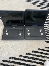 2 Sylvania 13.3" 13-inch Screen Portable DVD Player SDVD1332-B - No cords Etc