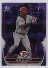 2023 Bowman Sapphire Chrome Prospects Purple 24/25 Ariel Almonte #BCP-78