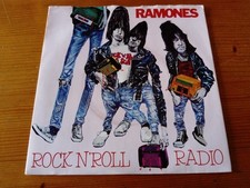 Ramones Rock N' Roll Radio /I Want You Around 2 Track Vinyl  7"