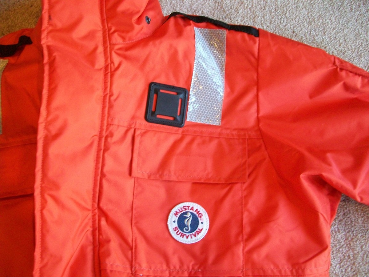 Mustang Survival MJ6214 Flotation Jacket Large Orange 42-46 Chest