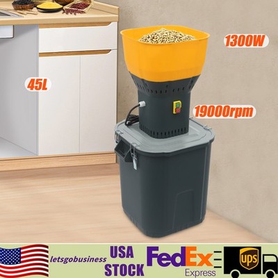 45L/11.89Gal Electric Grain Grinder, Agricultural Feed Grain Mill Grinder 5 Mode