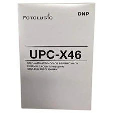 DNP Fotolusio UPC-X46 Self Laminating Color Print Pack for Sony Printing Systems