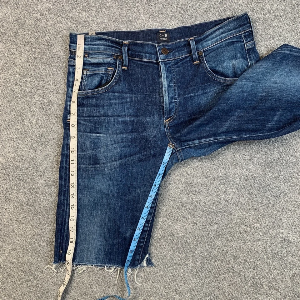 Pantalones Cortos Citizens Of Humanity Mujer 28 Denim Emerson Slim Boyfriend Dobladillo Cortado Foto 3 de 4