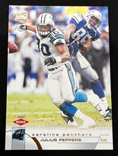 JULIUS PEPPERS 2002 Pacific #507 Rookie Card RC NFL HOF Carolina Panthers. rookie card picture