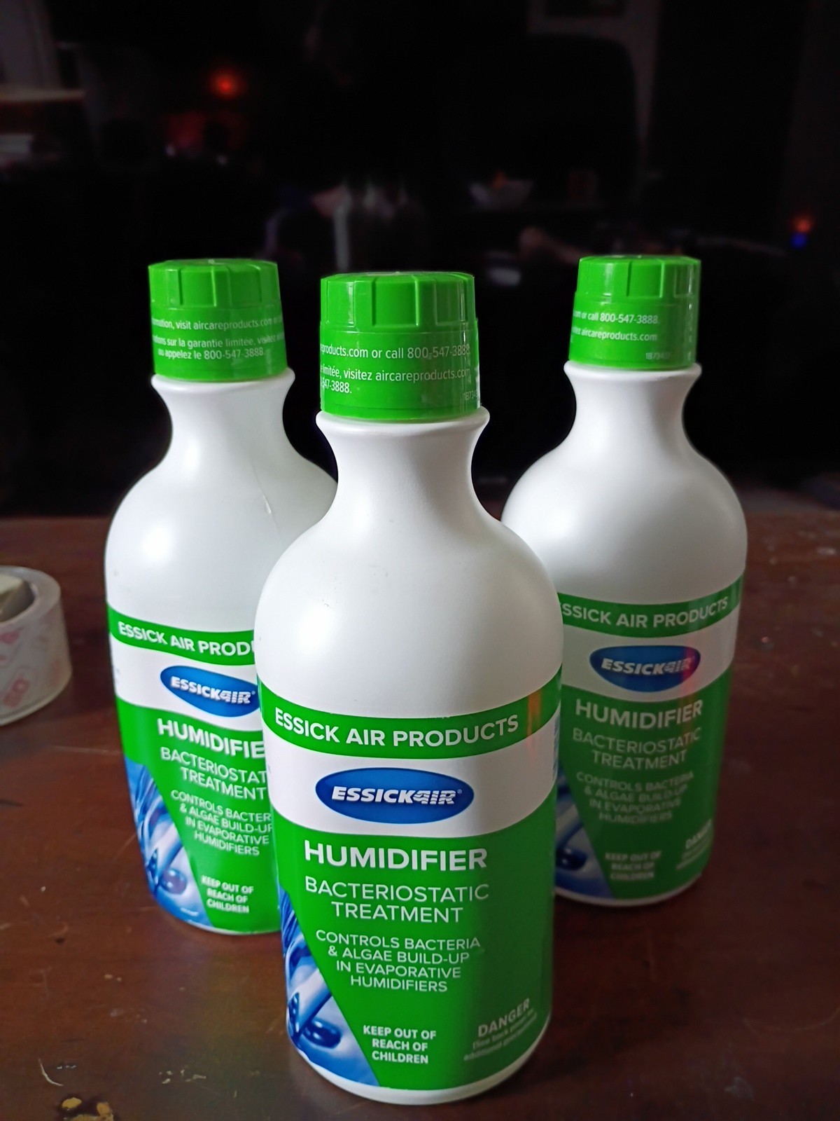 Bacteriostatic Treatment Control Bacteria-3 Pack