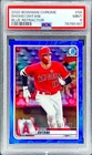 Shohei Ohtani RARE BLUE REFRACTOR /150 SSP BOWMAN CHROME NON AUTO ROY PSA 9