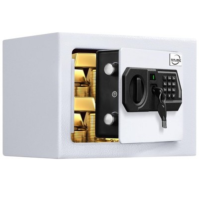 Tenamic Safe Box 0.23 Cubic Feet Electronic Digital Security Box, Keypad Lock Bo