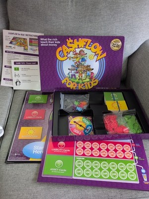 Cashflow for Kids Board Game Rich Dad Poor Dad COMPLETE