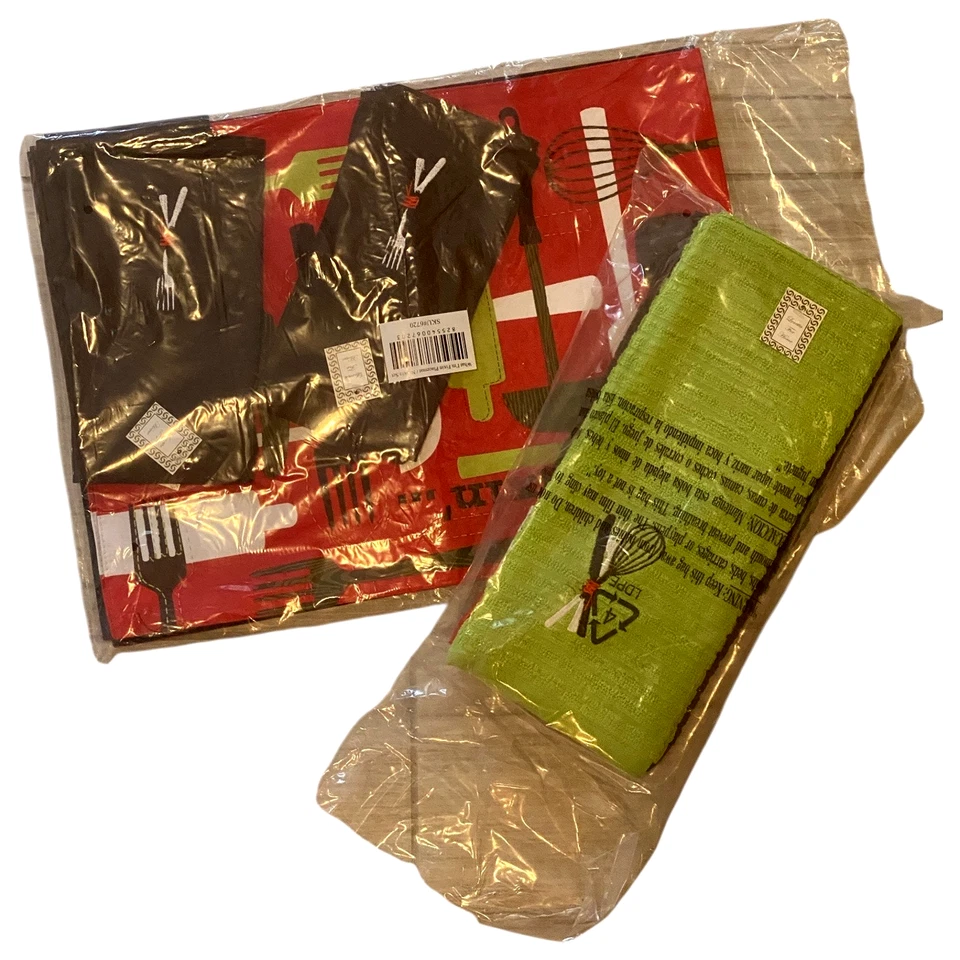 13 Pc Set Simply Southern Fixin 4 Placemats 4 Napkins 5 Absorbent Towels - Image 4 of 4