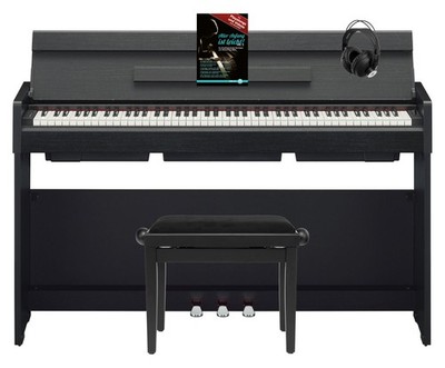 Yamaha Arius YDP-S35 B E-Piano 88 Tasten Set Digitalpiano Bank Kopfhörer Schwarz