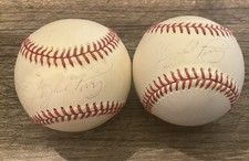 GAYLORD PERRY  2 Ea. SIGNED RAWLINGS ONL BASEBALLs, HOF .
