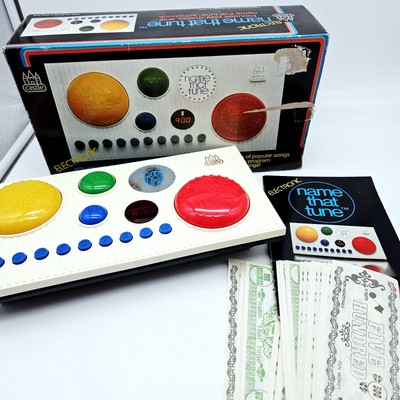 1979 Name that Tune Electronic Game by Castle Instructions Money in Box 