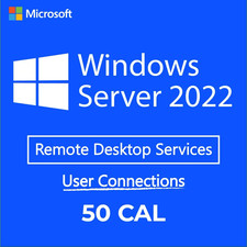 RDS 2022 CAL - Remote Desktop Services Windows Server 2022 50 User/Devices CAL