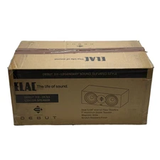Elac Debut 3.0 DC53 Black Center Channel Speaker Aluminum Dome Tweeter Fiber