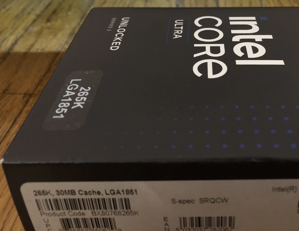 New Intel Core Ultra 7 265K 3.9GHz 20-C CPU Processor DDR5 LGA1851 | BX80768265K - Image 4 of 4