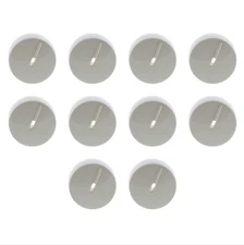 10 Cooper Almond Polycarbonate Replacement Knobs for Lighted Rotary Dimmer RKRL