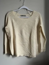 InCashmere Women's Cableknit Pullover Sweater Size XS