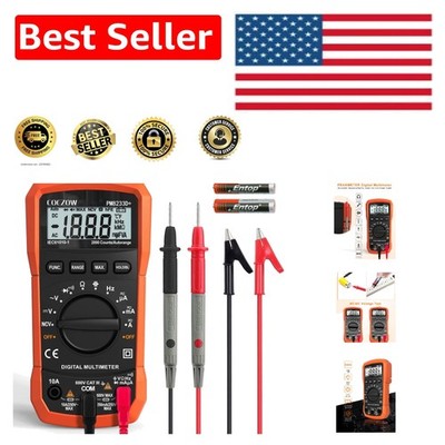Battery Powered High Sensitivity Digital Multimeter - Non-Slip Design and Safety
