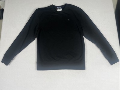 Champion Size M Men's  Pullover Sweatshirt - Black