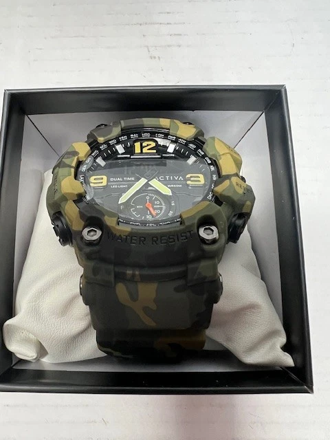 Reloj digital para hombre Activa X Invicta BlackOps 56 mm verde camuflaje (ACW1637-004) Foto 3 de 4