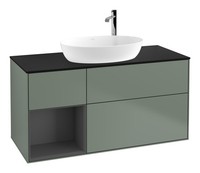 Villeroy & Boch Finion Waschbeckenunterschrank FüR Becken Mittig Regal Links...