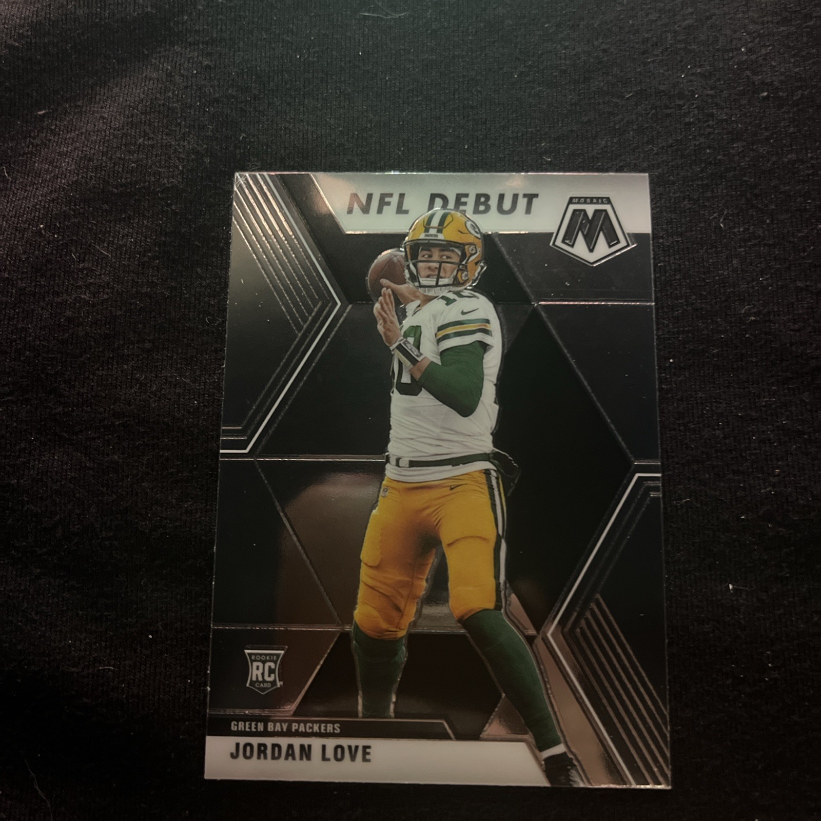 JORDAN LOVE 2020 MOSAIC NFL DEBUT ROOKIE FOOTBALL PACKERS RC