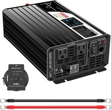 Xijia 1500W Peak Power 3000W Pure Sine Wave LCD-Display DC 24V Inverter AC 120V