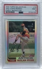 1982 Nolan Ryan 1999 Topps Finest Refractor Graded PSA 9