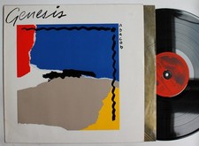 Genesis Abacab GER LP 1981 + Innerbag Embossed Red Blue Yellow Grey