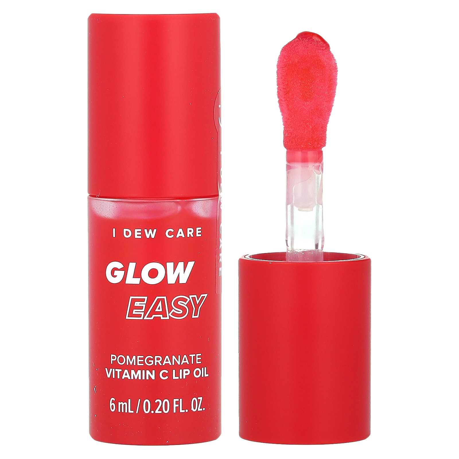 Glow Easy, масло для губ с витамином С, гранат, 0,20 жидких унций (6 мл)