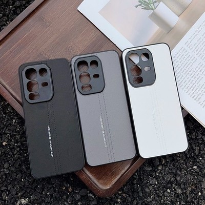 For Infinix Note 50 Pro 4G, Luxury Business Hybrid Armor Leather Back Cover Case