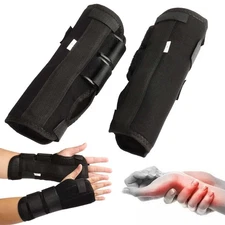 Wrist Brace for Carpal Tunnel - Adjustable Night Support Brace with Splints