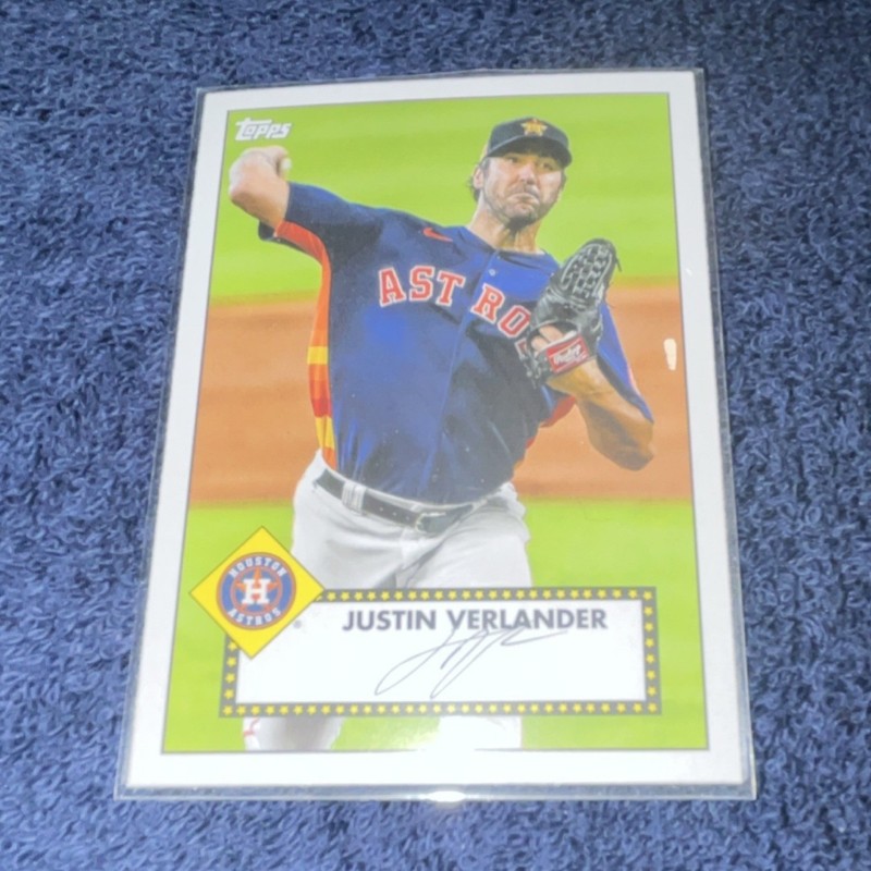 2021 Topps 1952 Topps Redux - Justin Verlander T52-16 Houston Astros