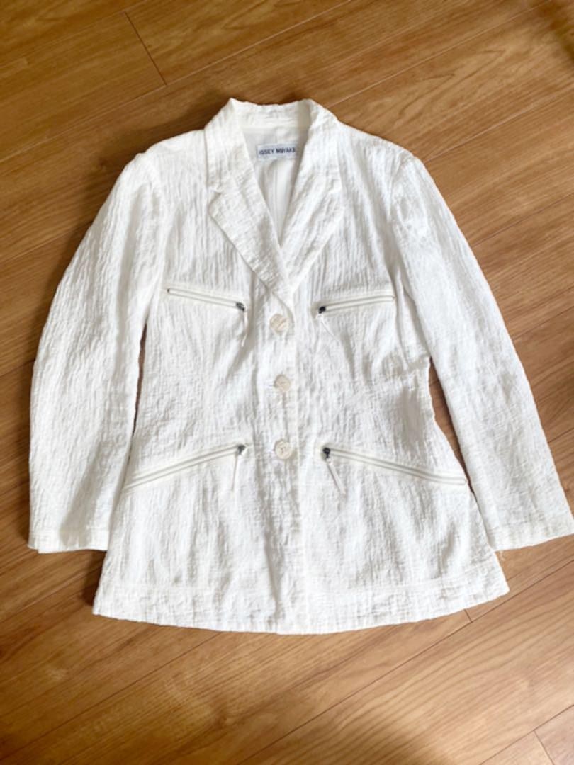 ISSEY MIYAKE ホワイトジャケット ISSEY MIYAKE white jacket | eBay