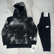 Nike Boys Pullover Hoodie Jogger Pants Set Size 2T NWT