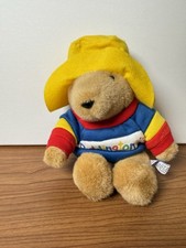 Vintage Paddington Bear Plush Eden Toys Sweatshirt 1975, 1988 Very Nice