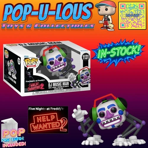 Five Nights at Freddy's Help Wanted 2 DJ Music Man Funko Pop! #1131 ✅IN-STOCK✅