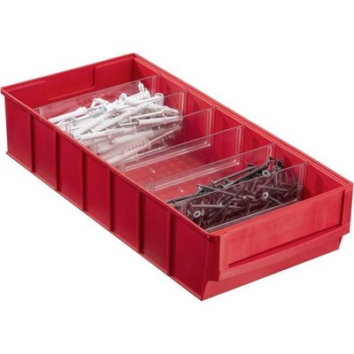 Allit 456551 Stackable Storage Box (L x W x H) 400 x 185 x 81 mm Ro