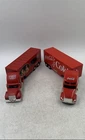 Vintage Coca-Cola Red Black Collectible Coke Truck Carriers Toy Lot Of 2