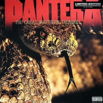 Pantera The Great Southern Trendkill ORANGE MARBLED VINYL NEAR MINT Vinyl LP