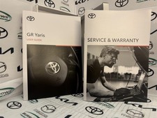 Genuine Toyota GR Yaris Gen 2 Owners Handbook Wallet Pack PZ49X-235GB-EN