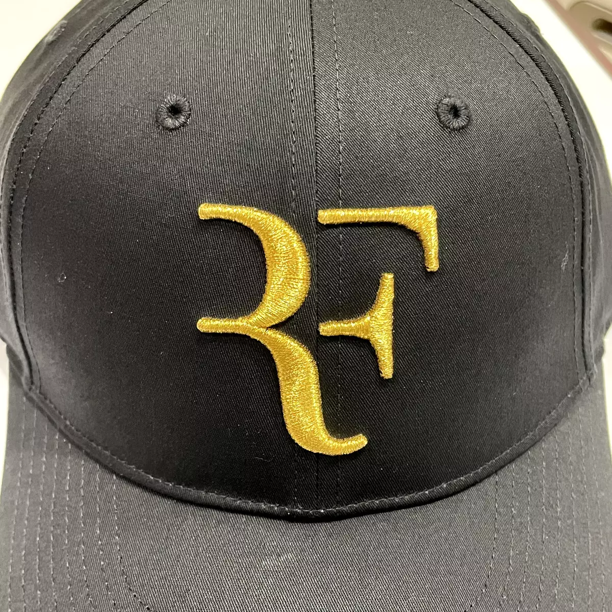 UNIQLO Roger Federer RF Cap 2023 Limited Edition Black and Gold